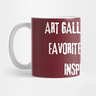 Art galleries are my favorite places for inspiration. Mug